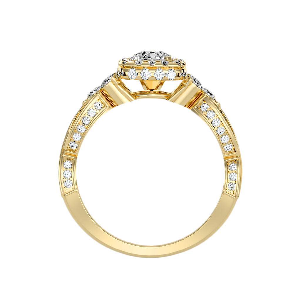 Thumbnail: 10K Halo Ring for Women RVRD 148