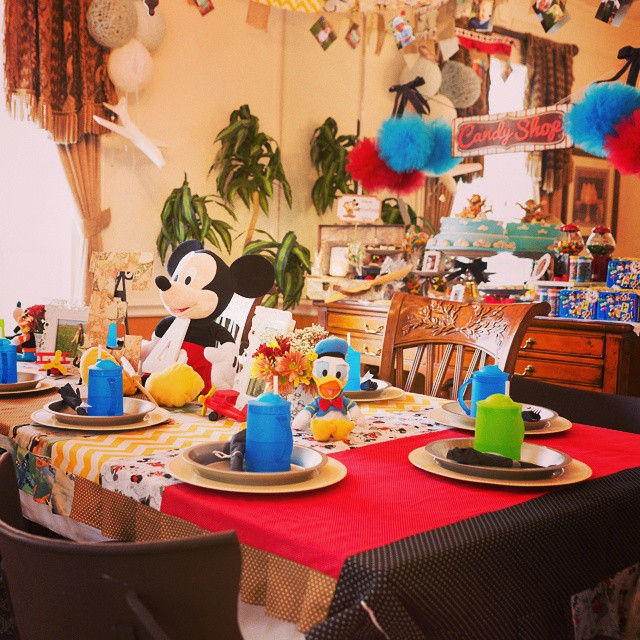 Mickey Mouse Aviator Party