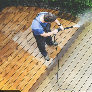 Power Washing deck