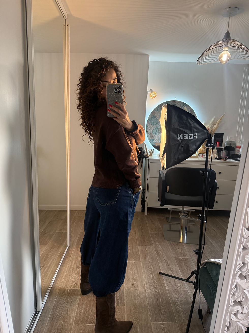 Miniature : Jeans ballon chic femme