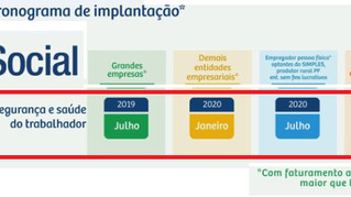 e-Social - Cronograma de Implantação
