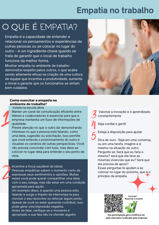 Segurança do Trabalho: Empatia no trabalho - construindo um ambiente de trabalho feliz e solidário