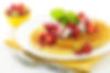 waffles de fresa