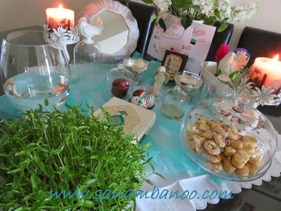 سفره هفت سین نوروز 1394