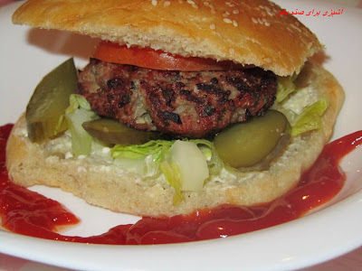 همبرگر خانگی