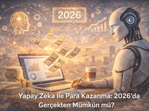 Yapay Zeka ile Para Kazanma: 2026’da Gerçekten Mümkün mü?