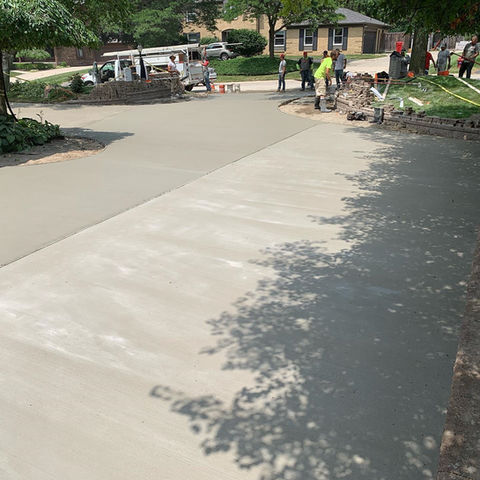Stunning Concrete Driveway grosse ile, mi
