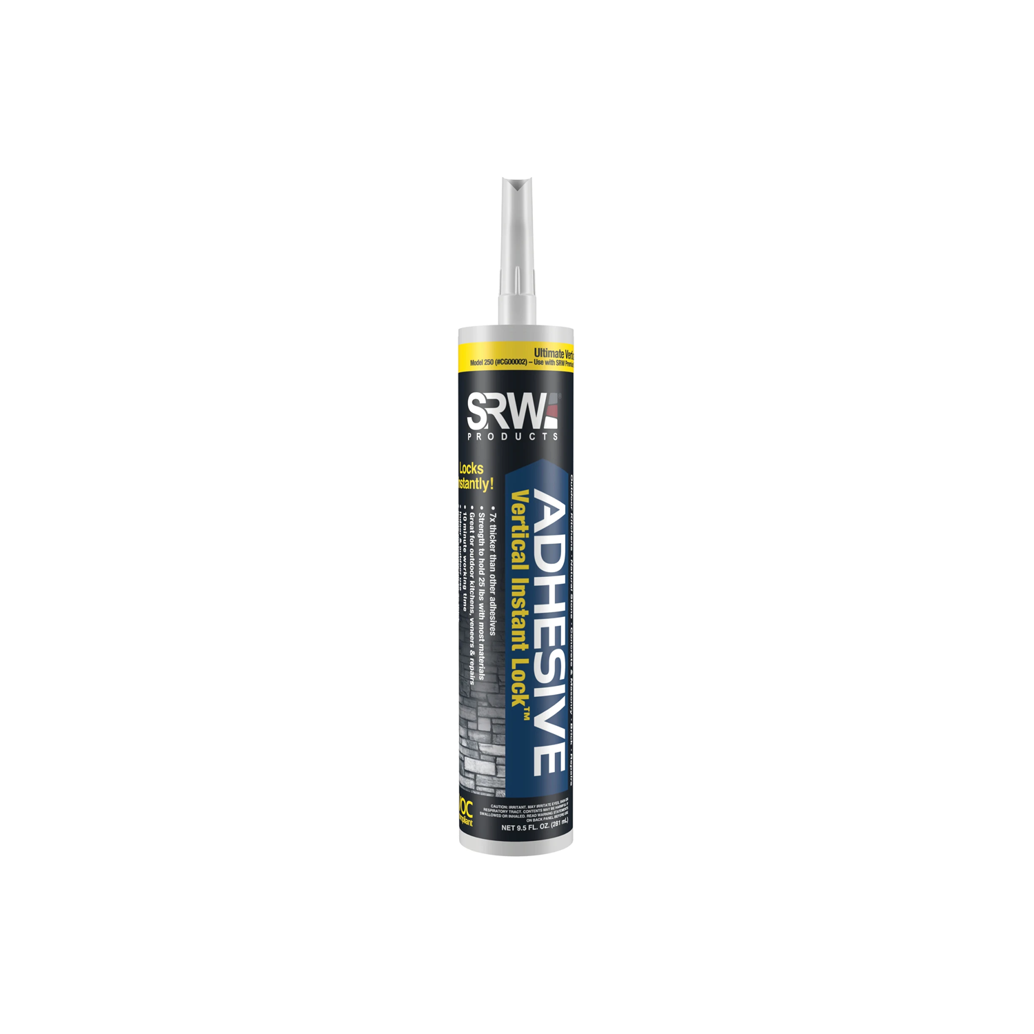 Vertical Instant Lock Adhesive - SRW Products