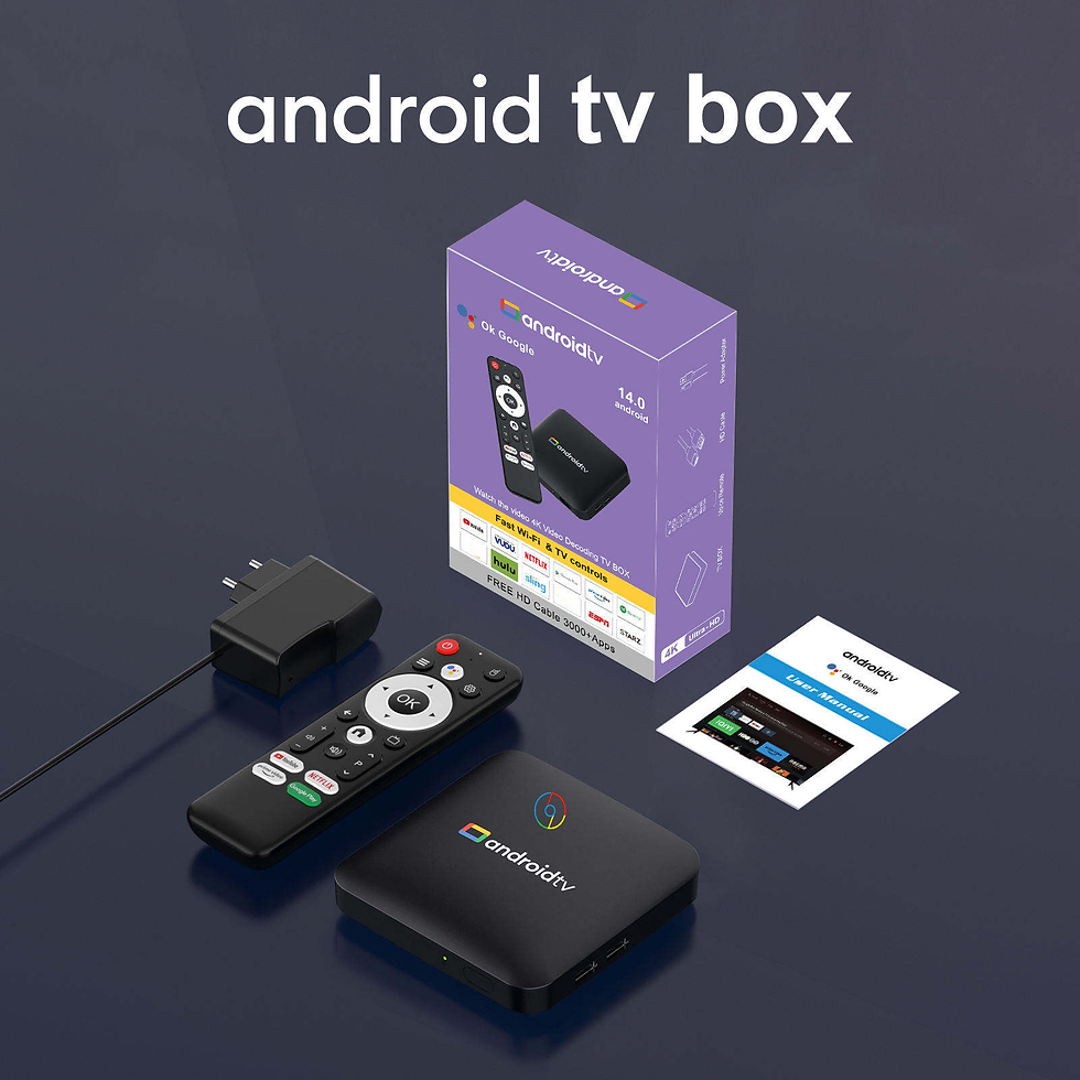 Miniatura: Smart Android 14.0  4K WiFi 6 TV Box