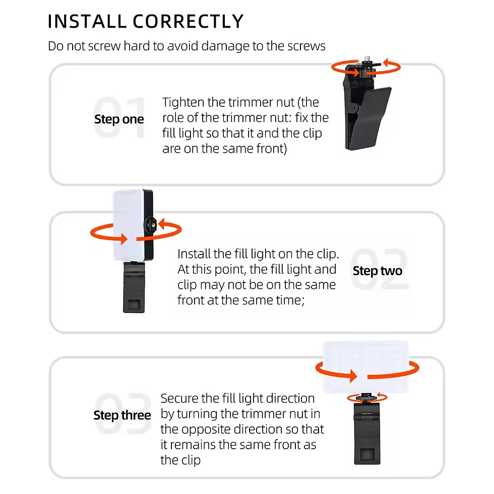 Miniature : Adjustable RGB Portable Mobile Phone Laptop Selfie Flash Fill Light