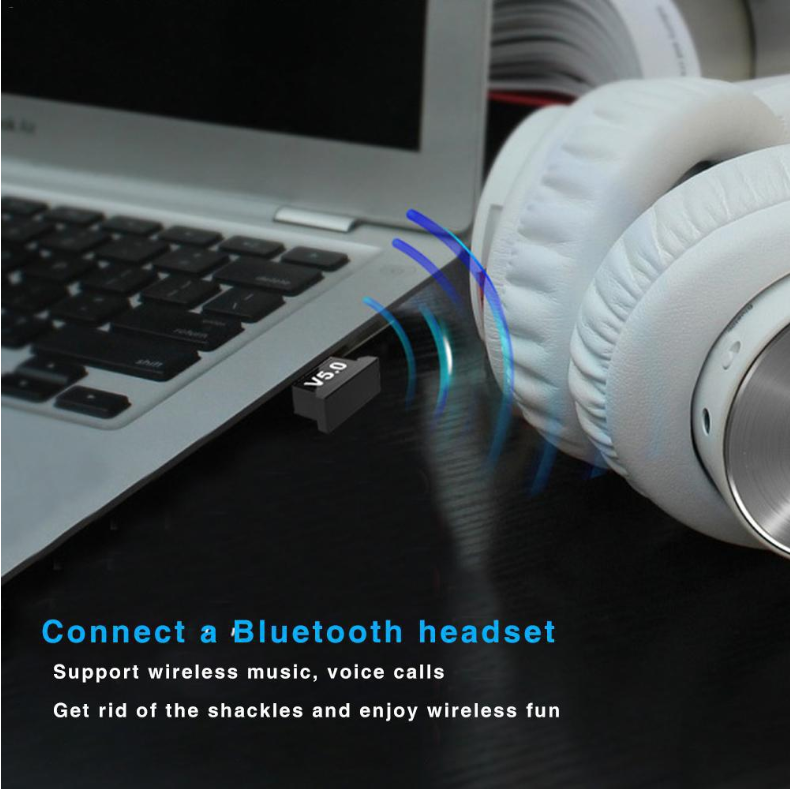 Thumbnail: USB Bluetooth 5.1 Adapter Transmitter Receiver Bluetooth Audio Receiver USB Dong