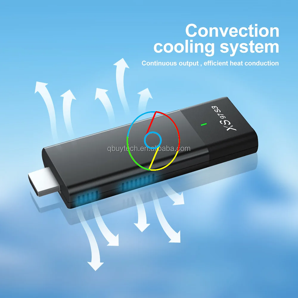 Miniature : Android TV Stick H313 Type-C HD 4K UHD 2.4/5.8G WiFi Android 10 H.265 Smart