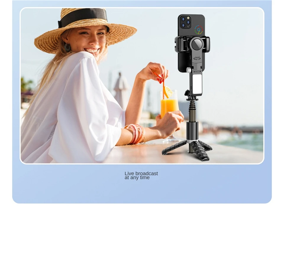Miniatura: 3-Axis Handheld Gimbal, Optional AI Smart Tracking, Smartphone Stabilizer