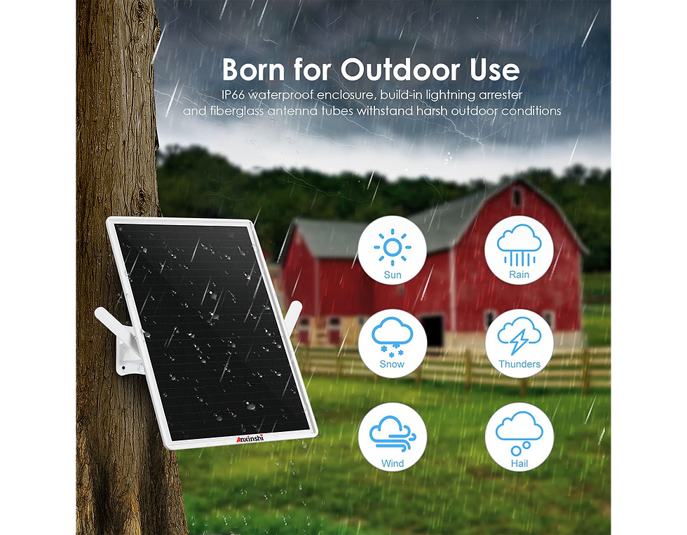 Miniatura: Anxinshi Solar WiFi Extender Long Range up to 200m