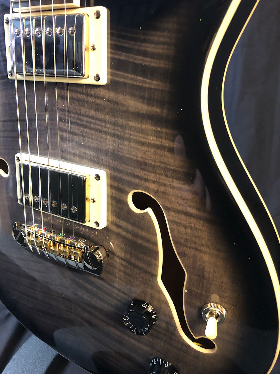 Thumbnail: Paul Reed Smith SE Hollowbody II 2020 Charcoal Burst