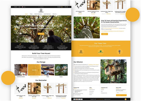 Treehouse web and pdf designs