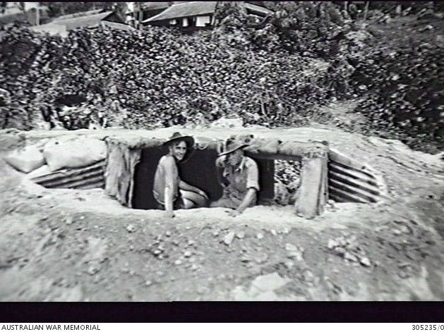 Ocean Island Occupation Force fortifying the Island against Japanese invasion 19440-41