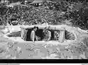 Ocean Island Occupation Force fortifying the Island against Japanese invasion 19440-41