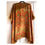 Thumbnail: Mid length Gold and Red Draped Silk Kimono