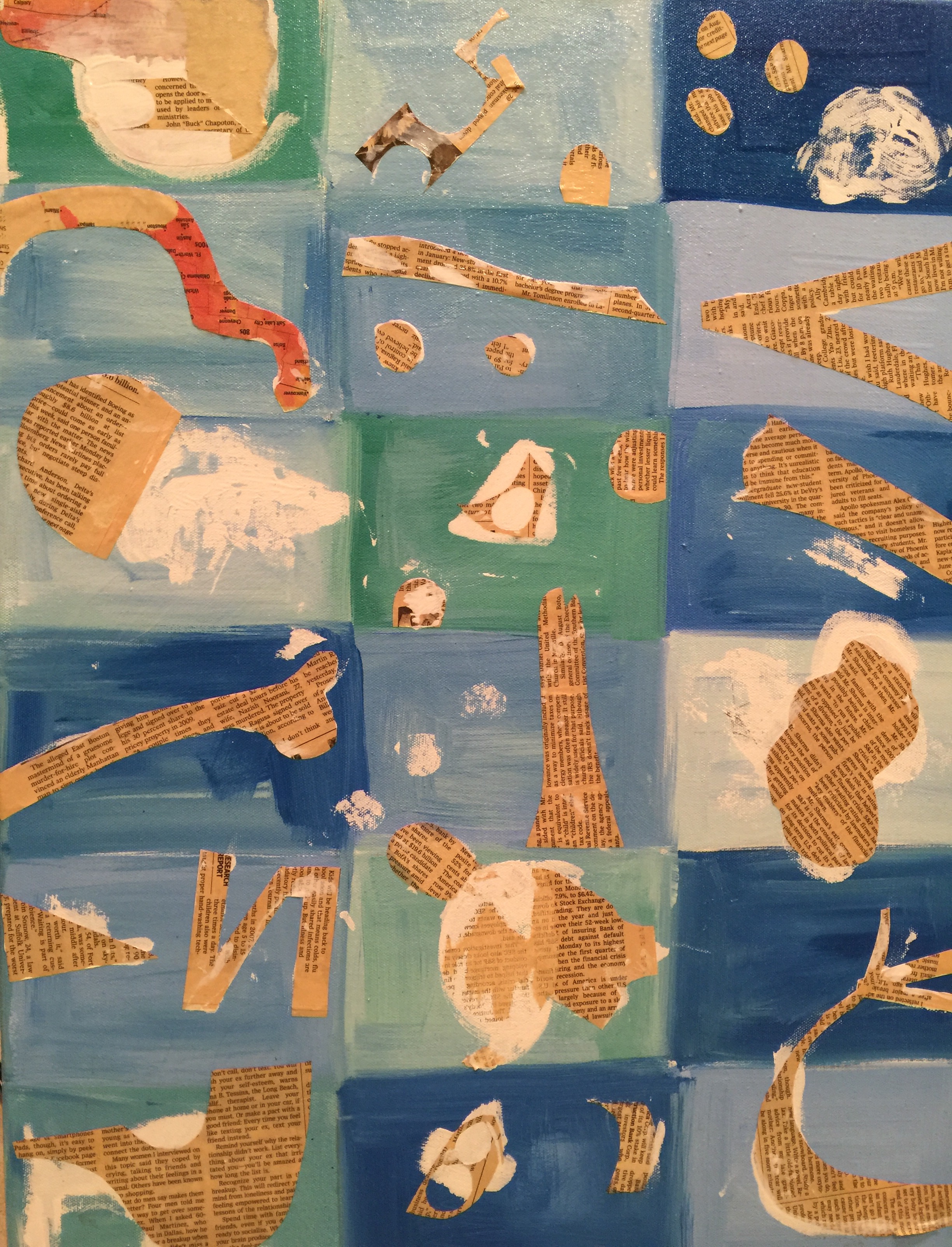 Abstract Painting Collage