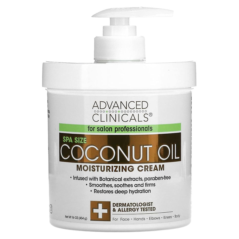 Advanced Clinicals Coconut Oil Body Cream for dry skin and anti-aging