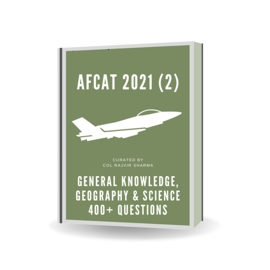 400+ AFCAT 2021 (2) MCQ's E-book