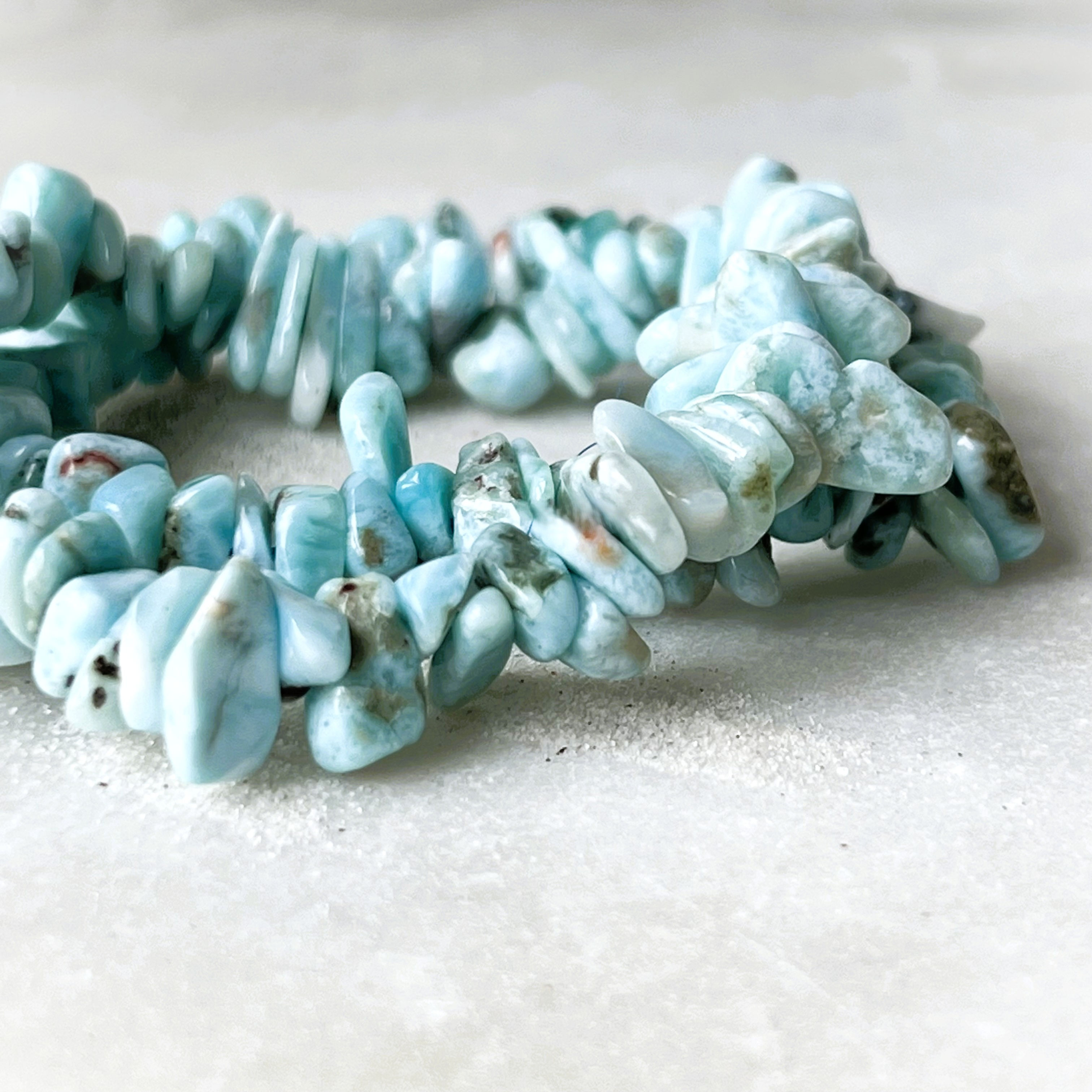 HQ Larimar Chip Bracelet