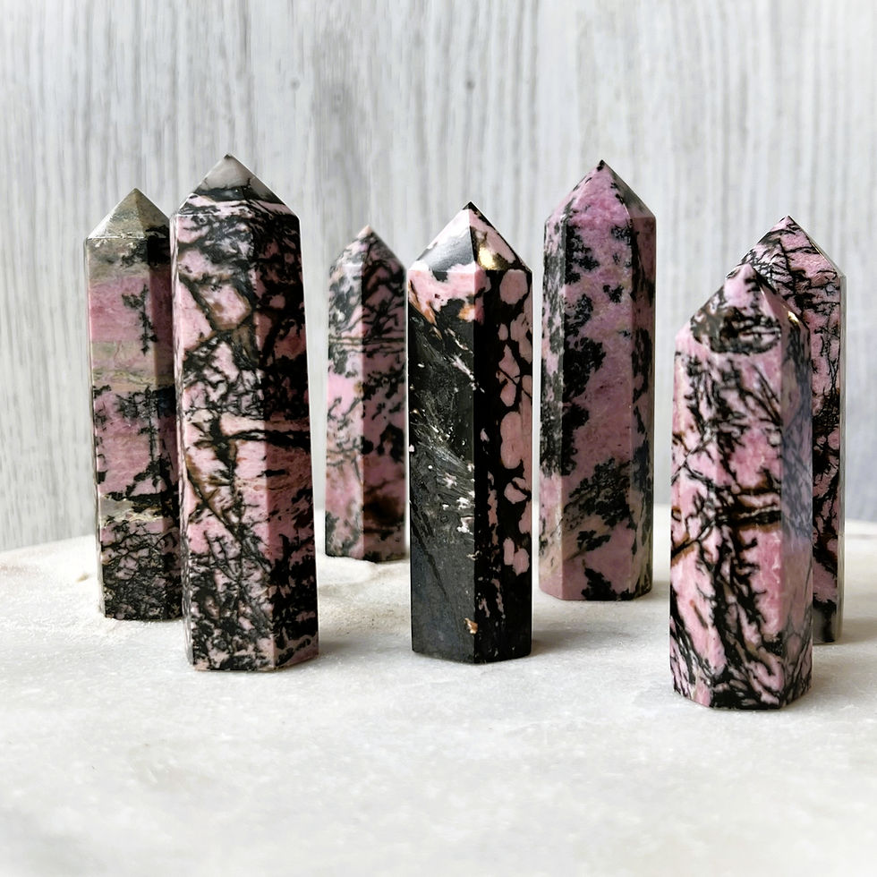 Thumbnail: Spider Rhodonite Tower - Indonesia