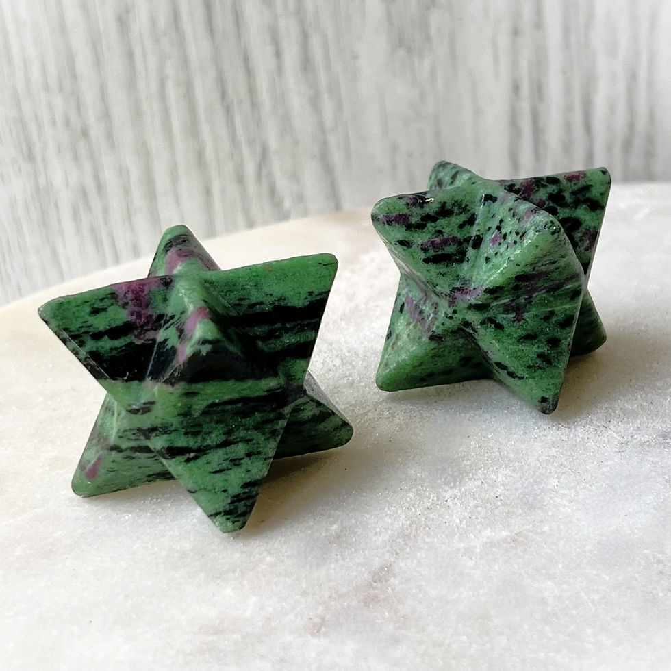 Thumbnail: Ruby Zoisite Merkaba