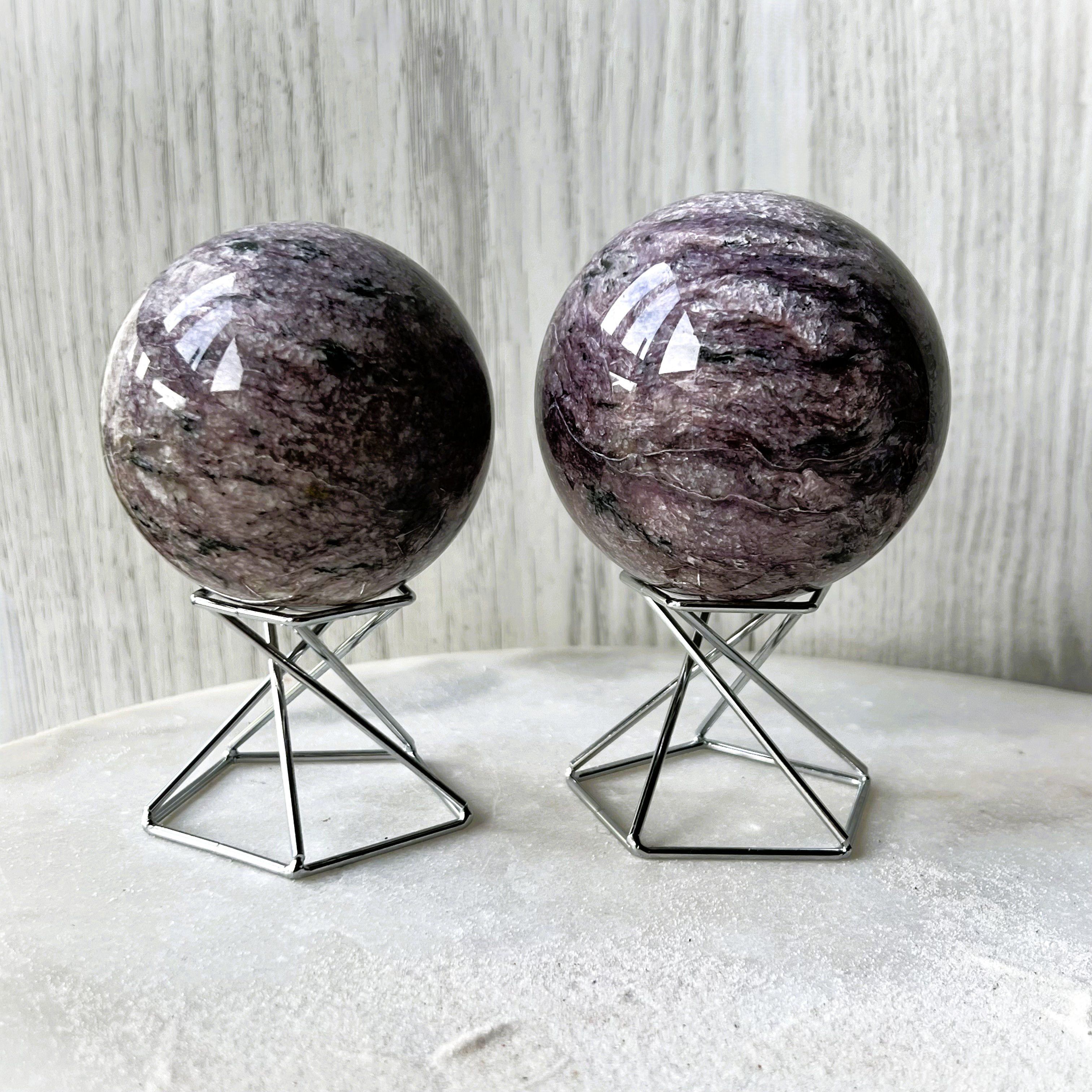 Large Charoite Sphere