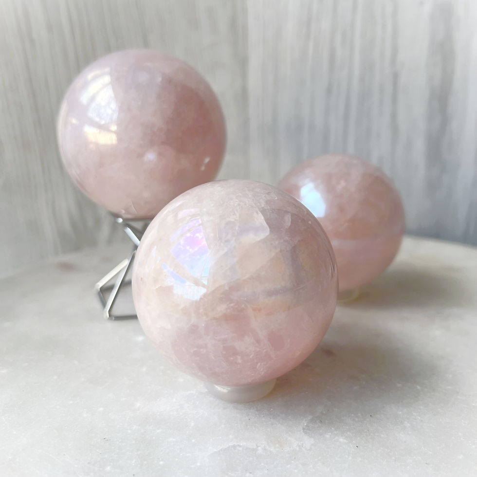 Rose Quartz Aura Sphere