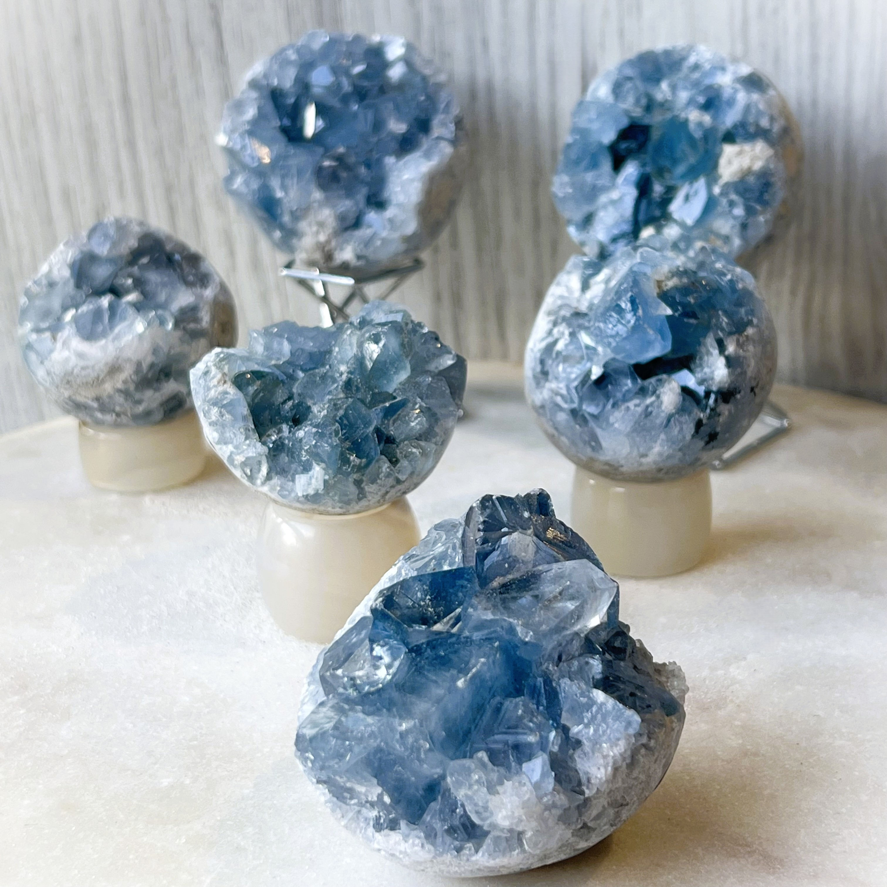 Celestite Sphere - Madagascar