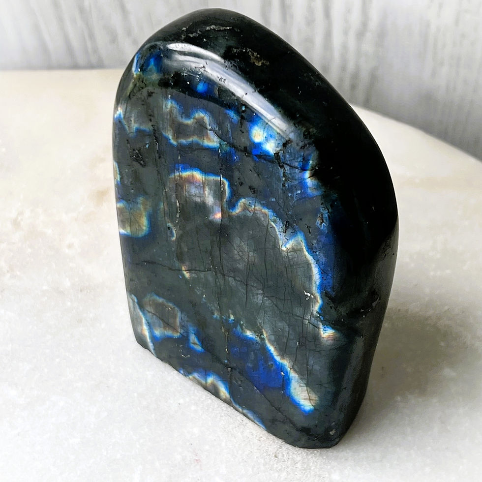 Thumbnail: Blue Flash Oil Slick Labradorite Freeform — Finland