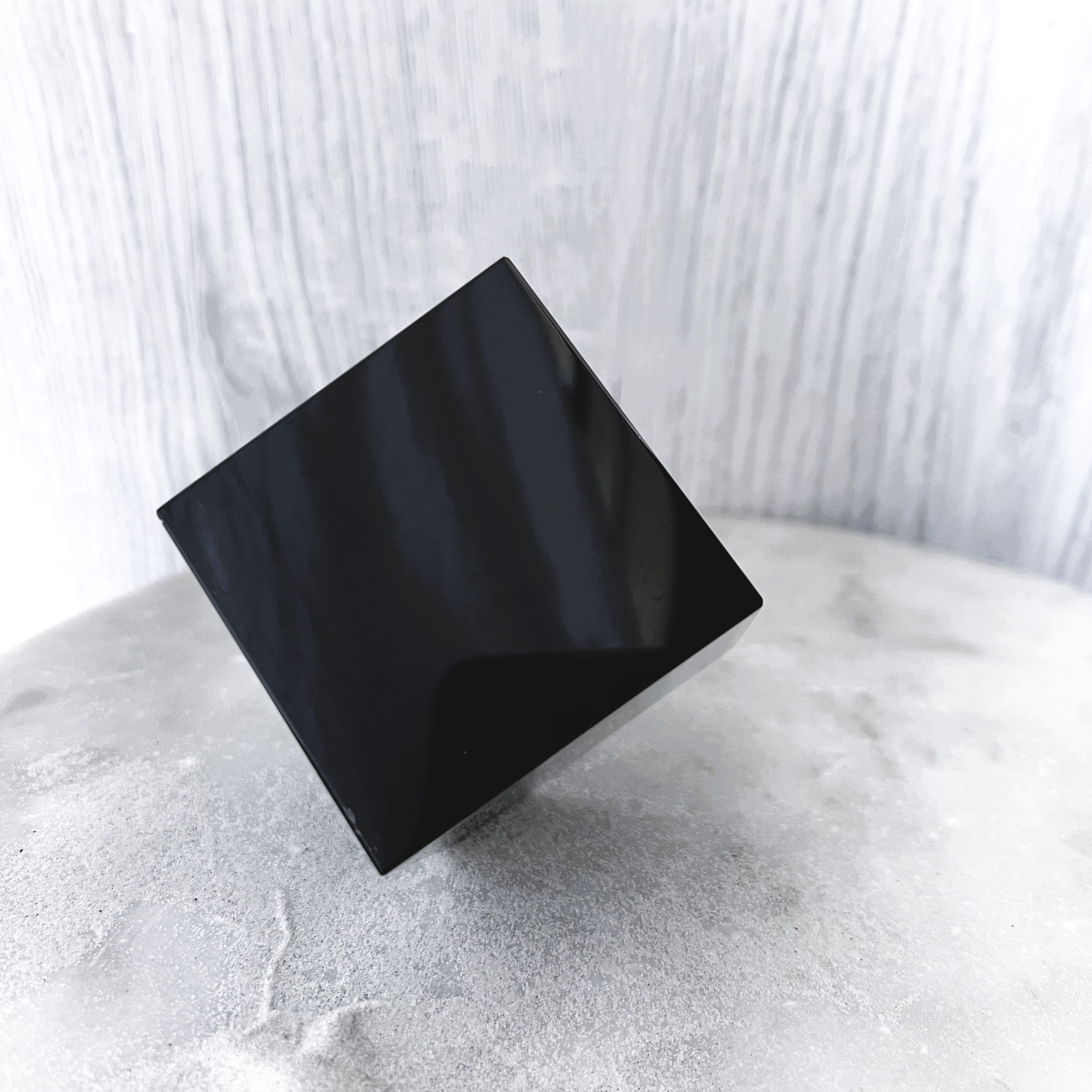 Black Obsidian Cube