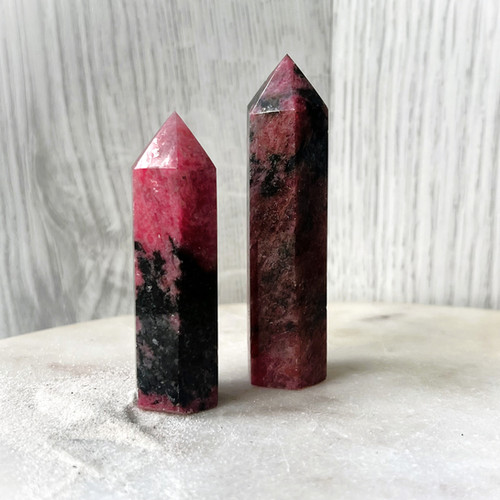 Sakura Rhodonite Tower | Crystal Mission