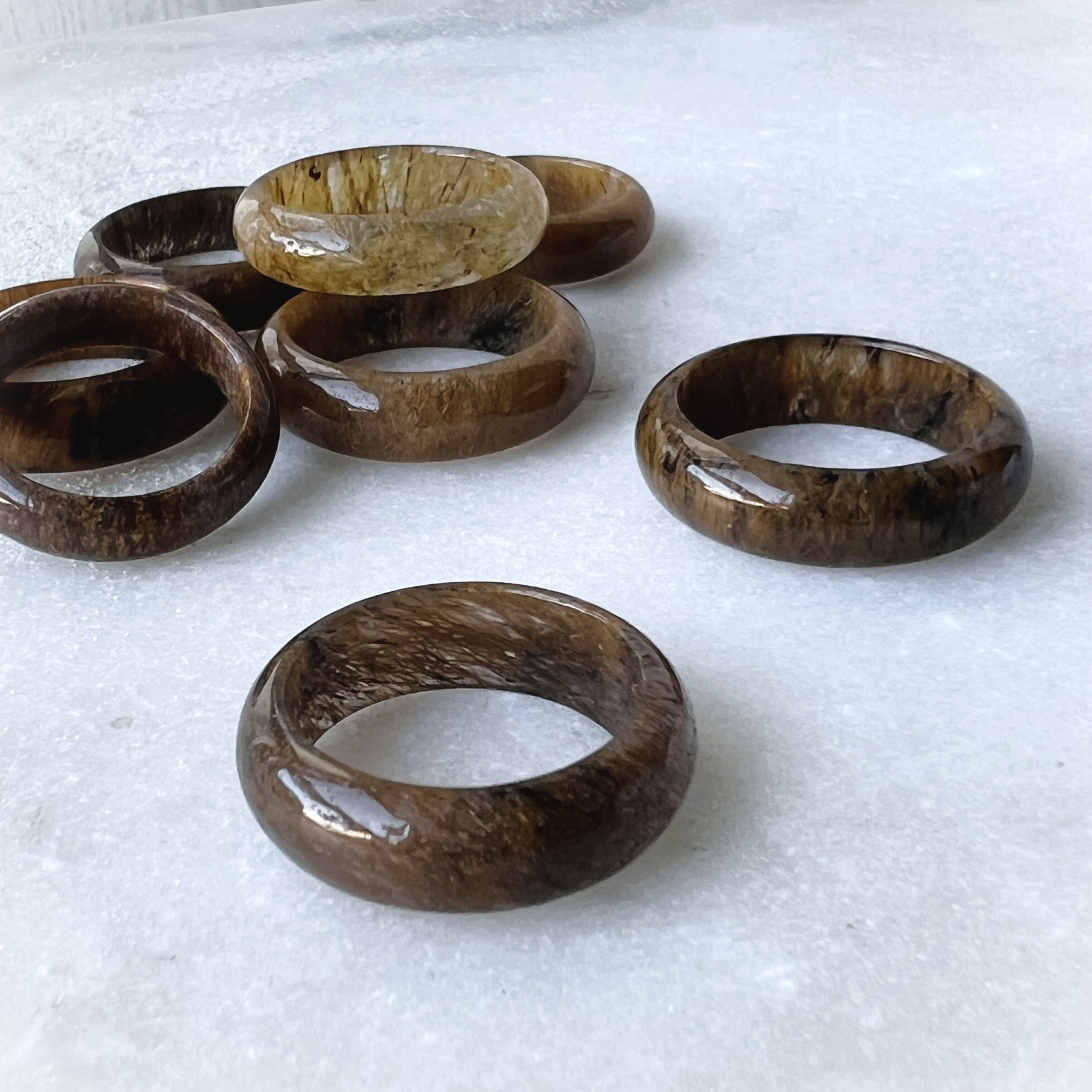 Horse Hair Quartz Ring