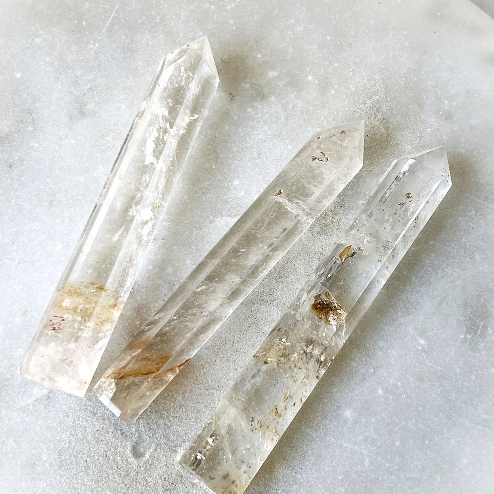 Thumbnail: Included Clear Quartz Pencil Tower - Brazil