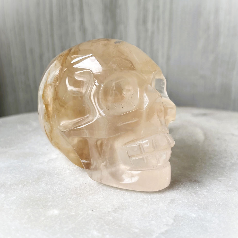 Thumbnail: Icy Golden Healer Skull - Brazil