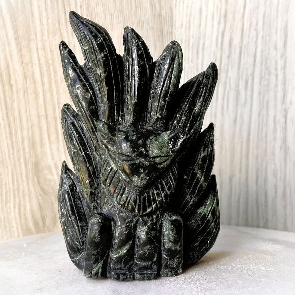 Thumbnail: Black Jade Nine Tailed Fox - Guardian Form