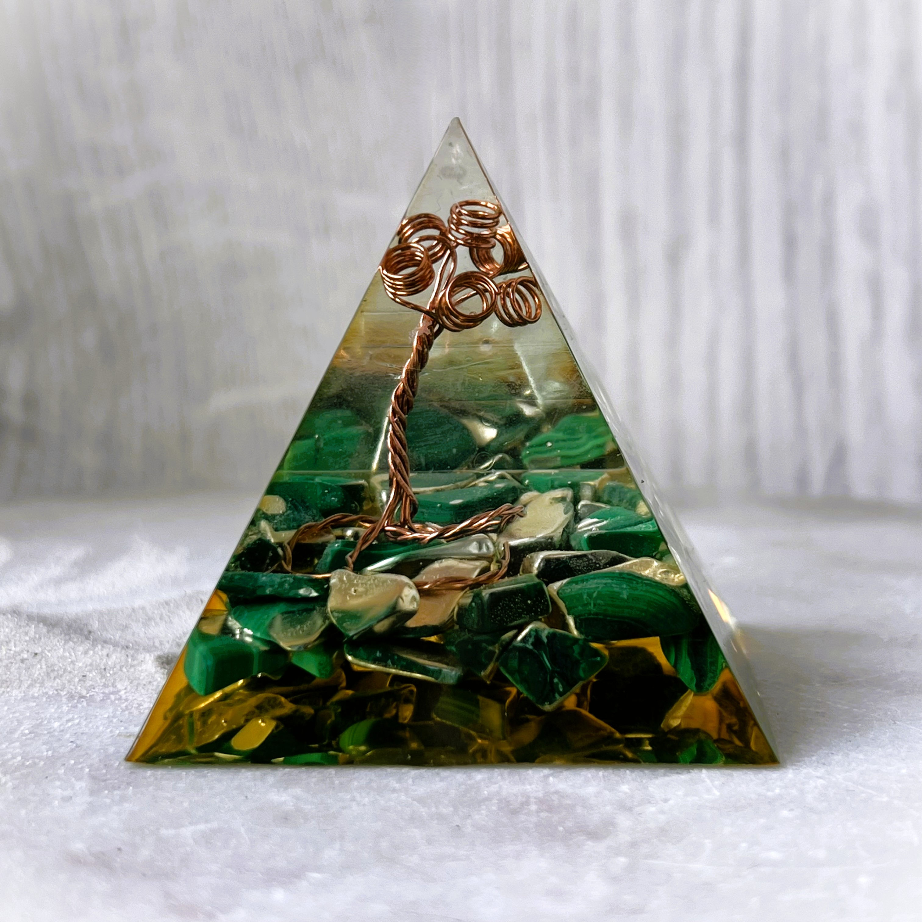 Malachite Orgonite Pyramid