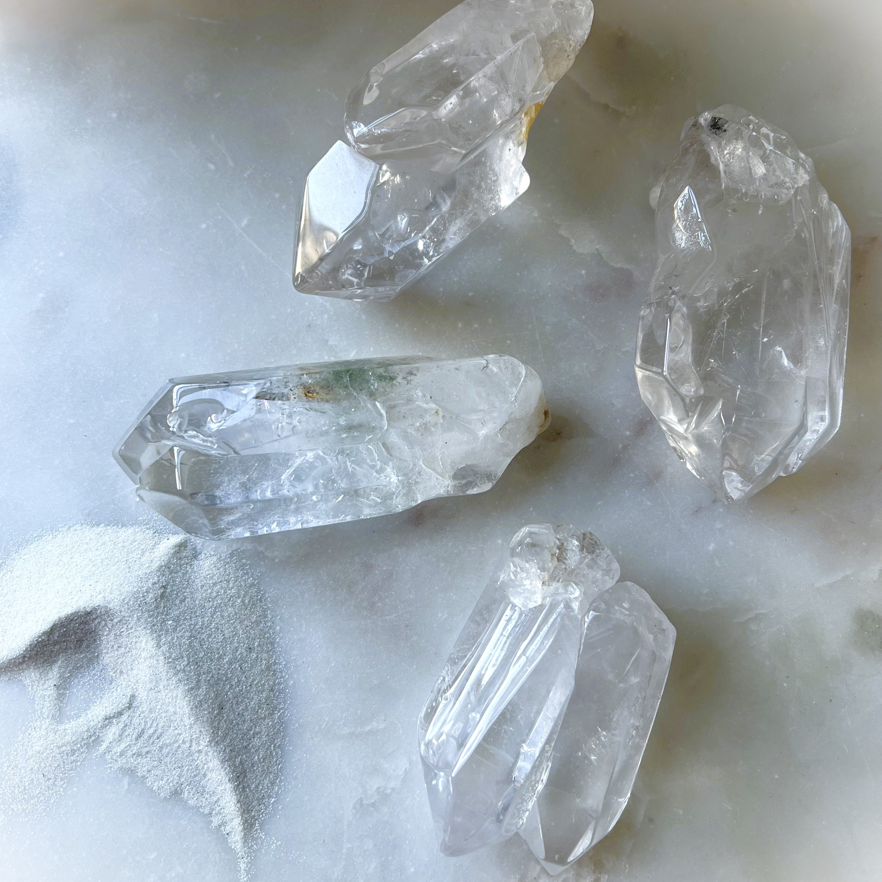 Large Polished Quartz Double Point