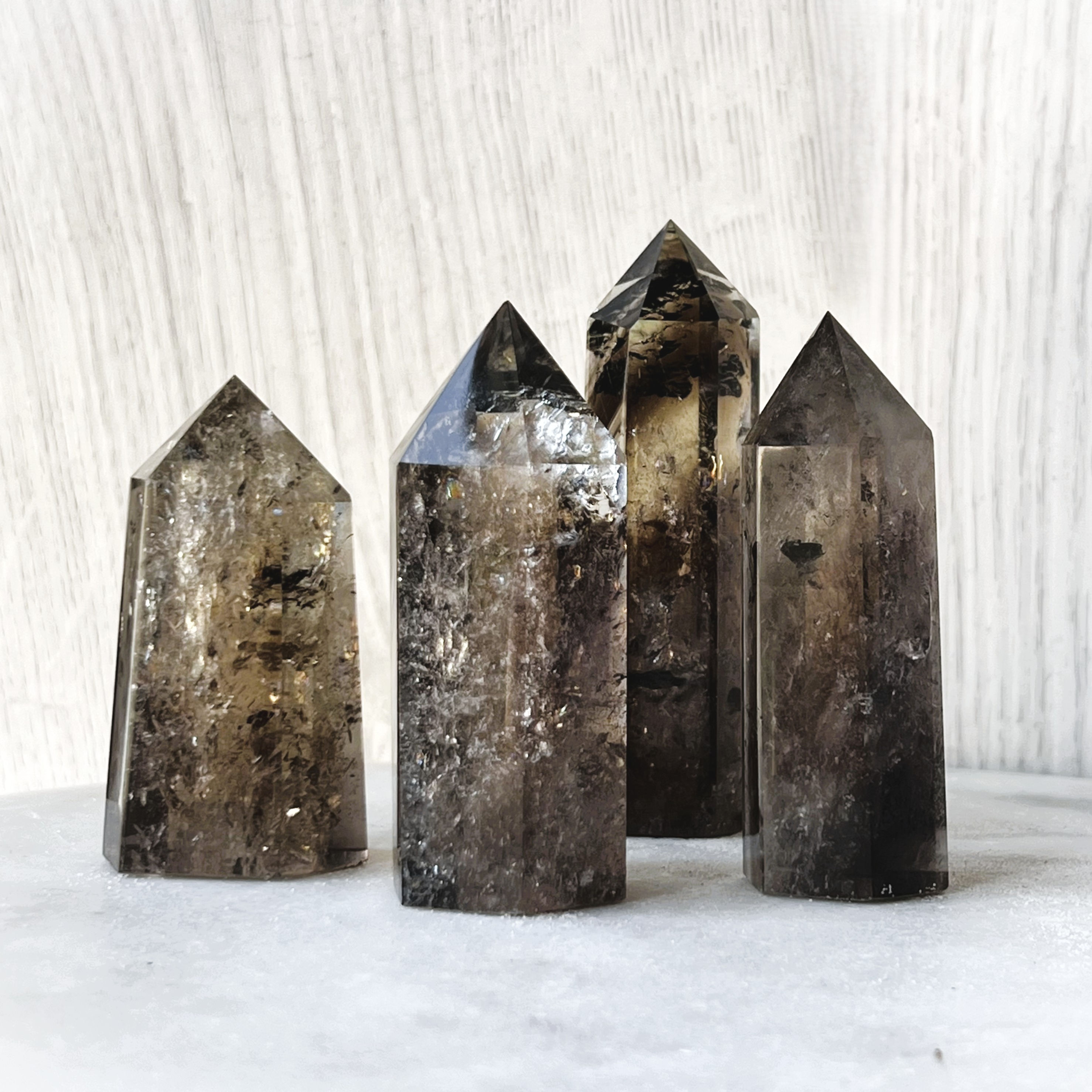 Dark Smoky Quartz Tower
