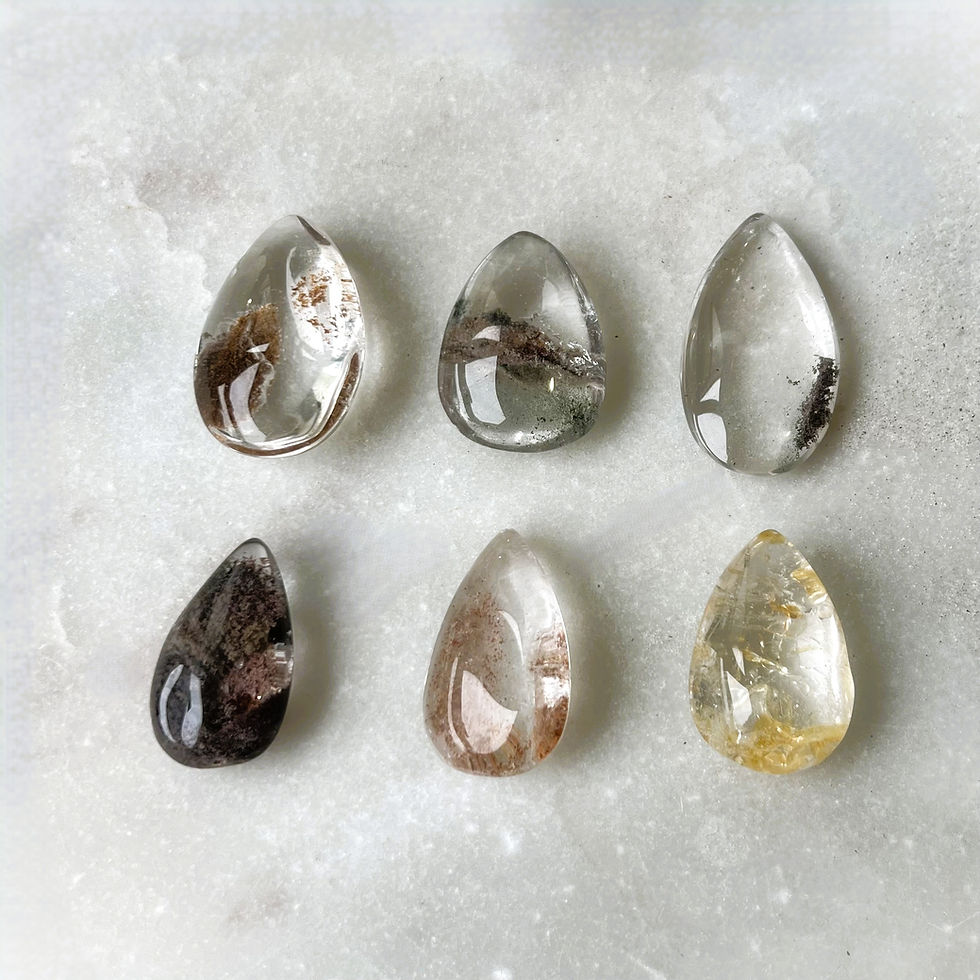 Thumbnail: Mini Garden Quartz Teardrop