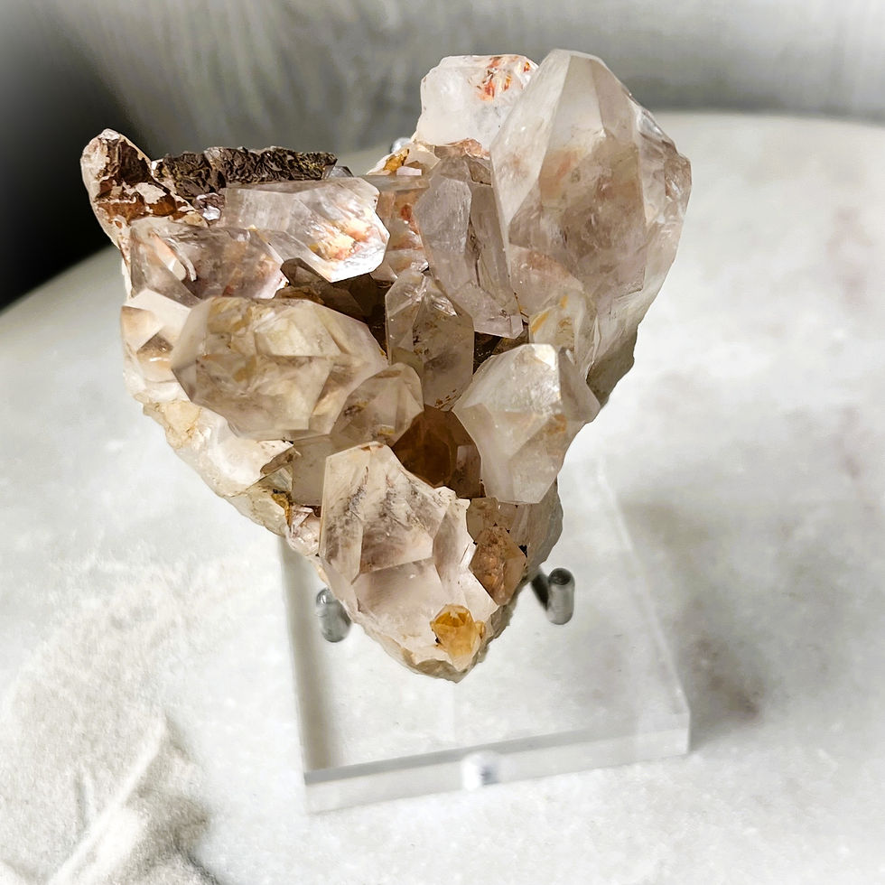 Thumbnail: Red Hematoid Quartz Cluster - Brazil