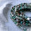 Thumbnail: Green Cherry Blossom Agate Bead Necklace