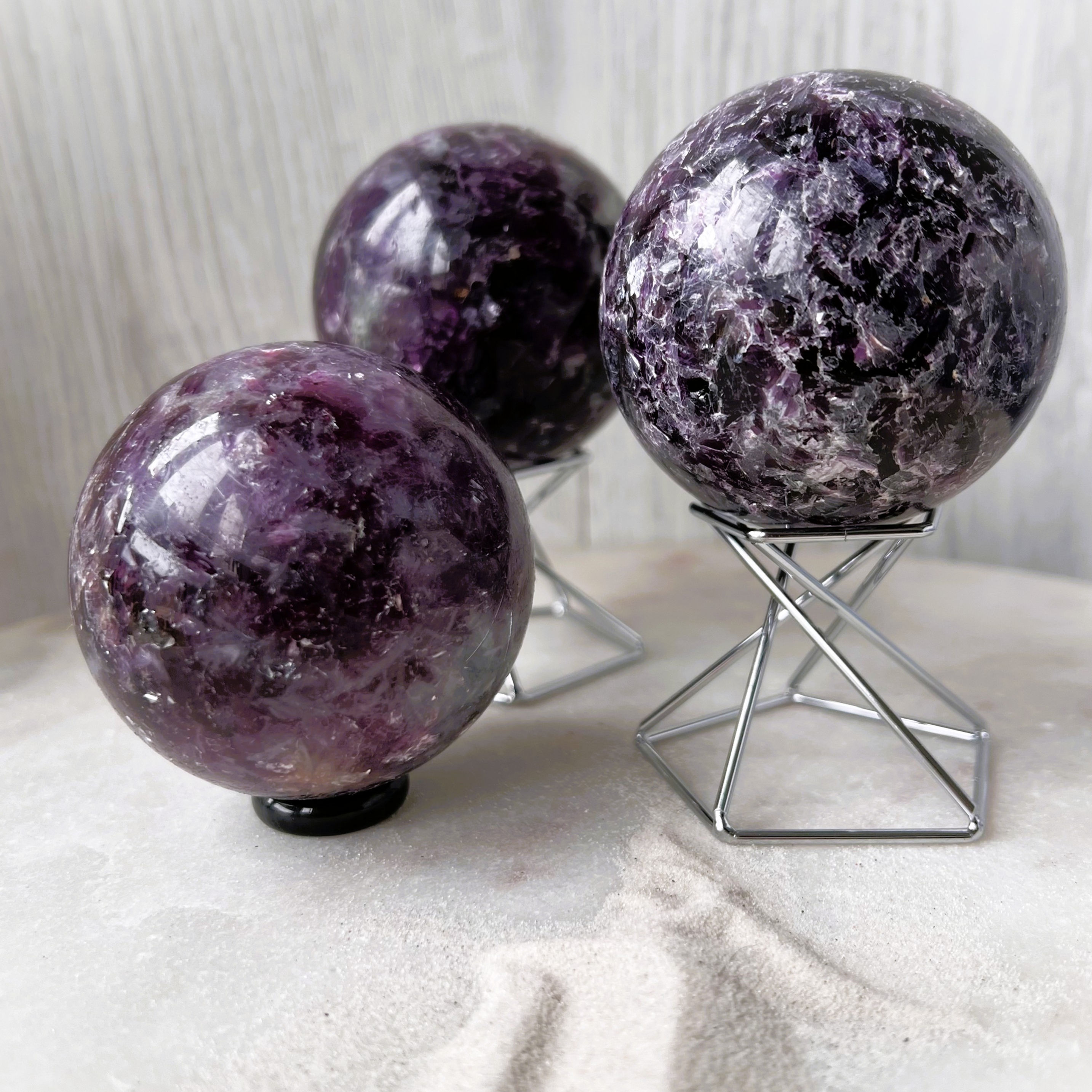 Purple Mica Sphere