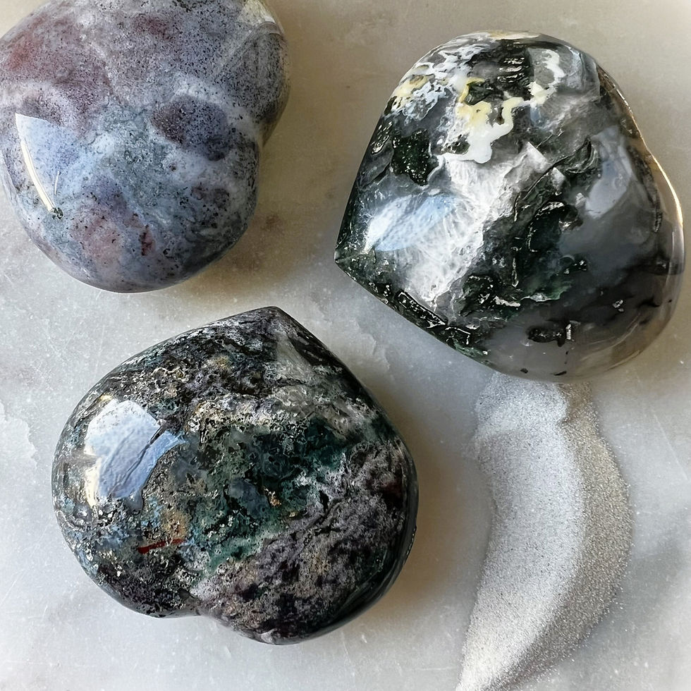 Thumbnail: Large Sea Jasper Heart
