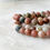 Thumbnail: Pink Plum Blossom Jasper Bead Bracelet