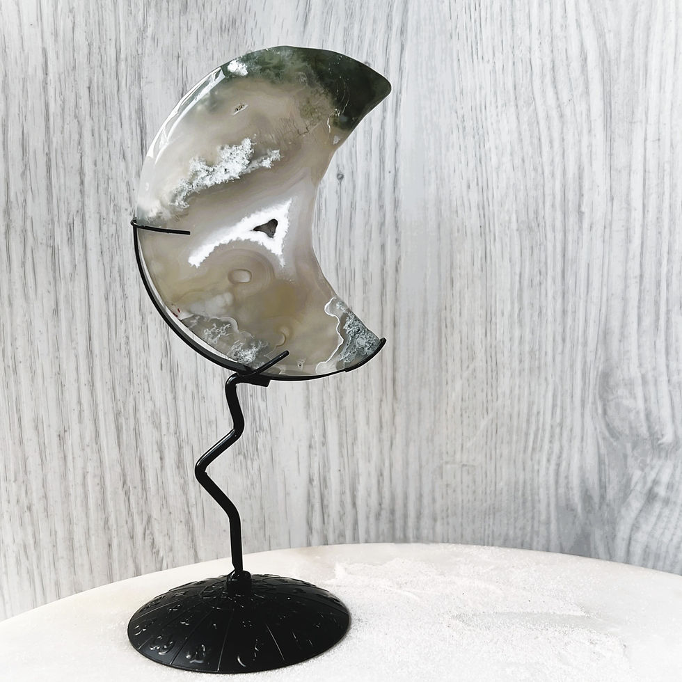 Thumbnail: Icy Moss Agate Moon