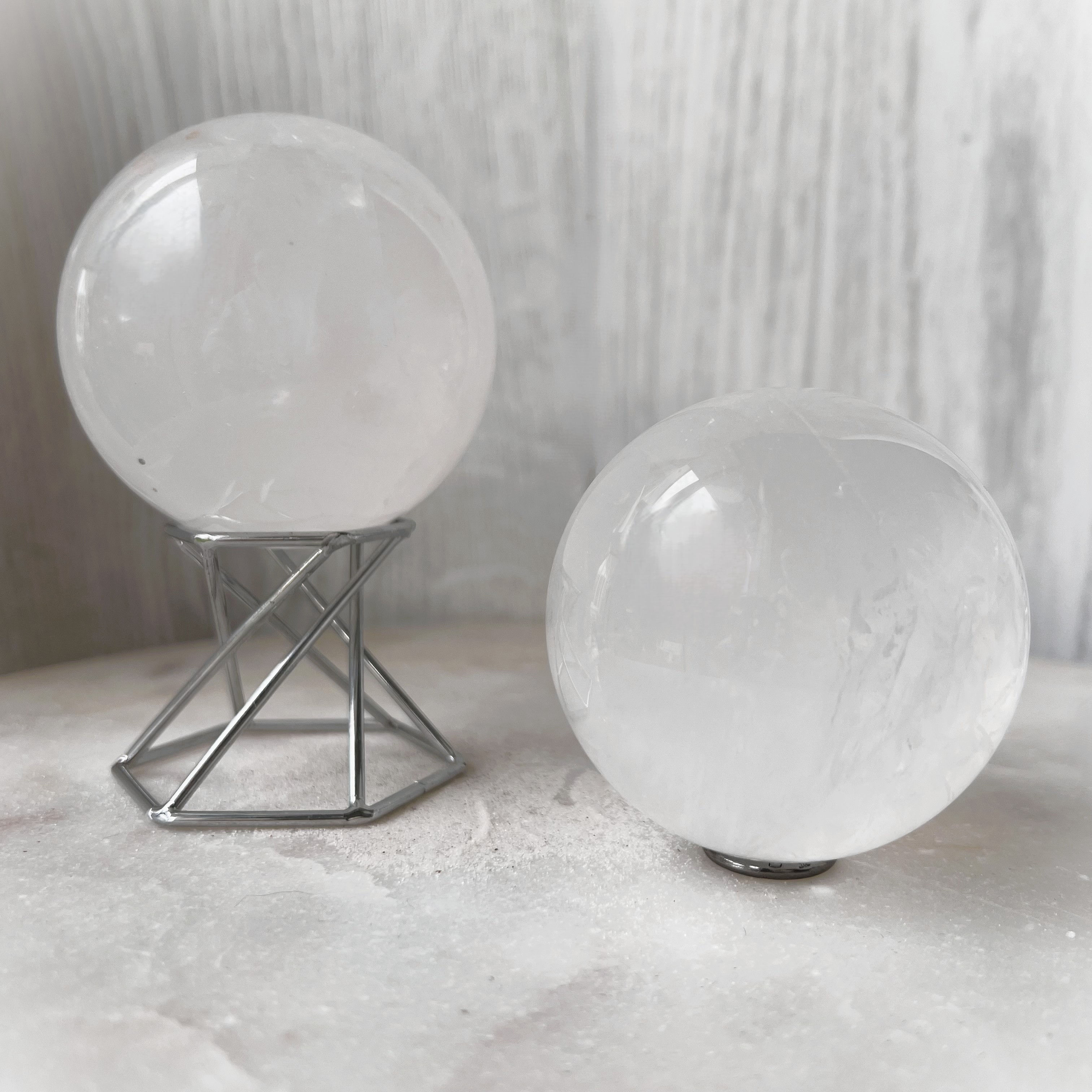 Star Clear Quartz Sphere